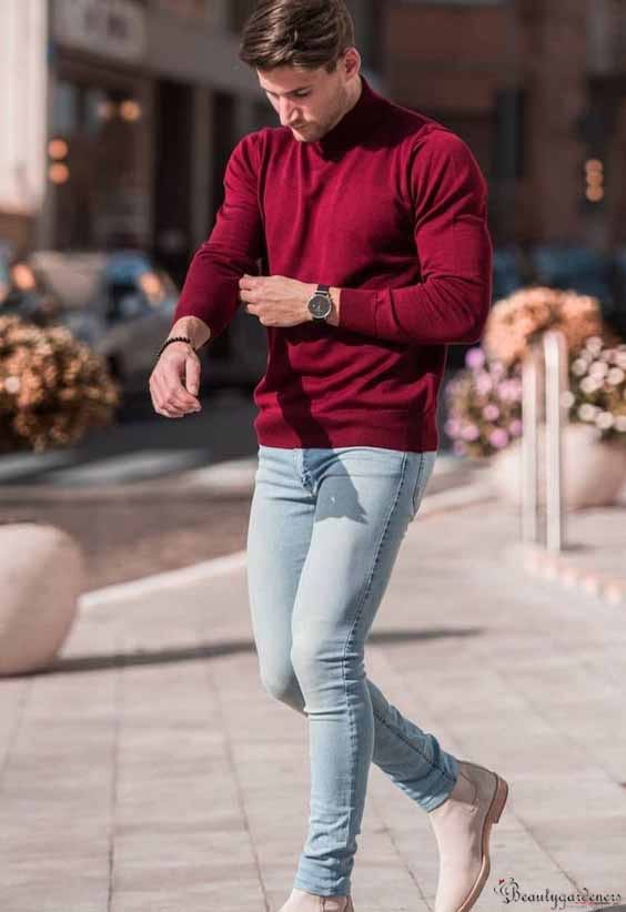 15 Stylish Light Blue Jeans Outfit Aide For Men In 21