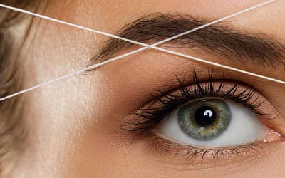 how to thread eyebrow