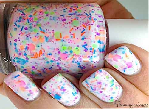 glitter top coat nail polish